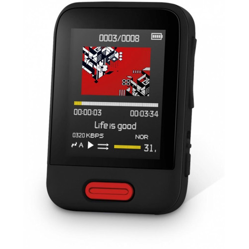 Odtwarzacz MP3 MP4 SFP 7716RD 16GB Bluetooth wyświetlacz 1,8 cala-4486437