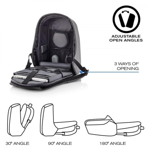 Plecak antykradzieżowy BOBBY HERO XL GREY-4486772