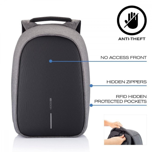 Plecak antykradzieżowy BOBBY HERO XL GREY-4486773