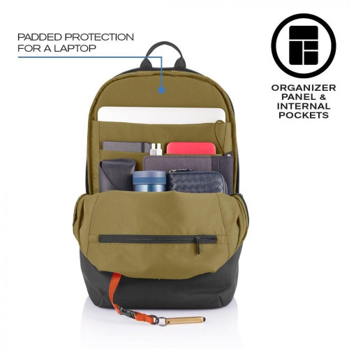 Plecak antykradzieżowy BOBBY SOFT BLACK-4486964