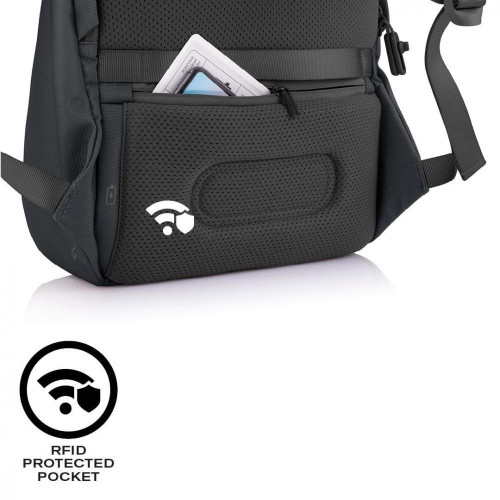 Plecak antykradzieżowy BOBBY SOFT BLACK-4486966