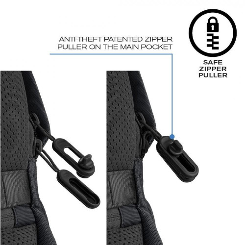 Plecak antykradzieżowy BOBBY SOFT BLACK-4486969
