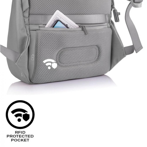 Plecak antykradzieżowy BOBBY SOFT GREY-4486982