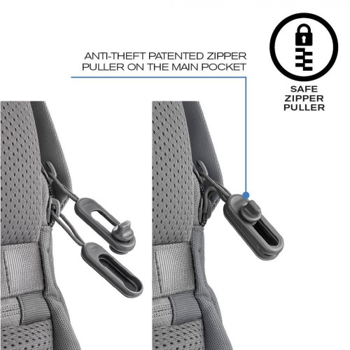 Plecak antykradzieżowy BOBBY SOFT GREY-4486985