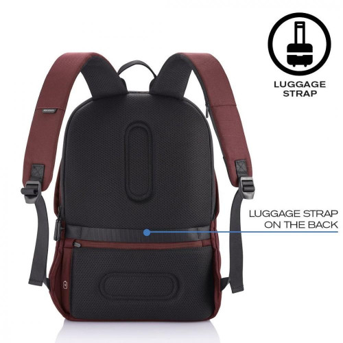 Plecak antykradzieżowy BOBBY SOFT RED-4487024