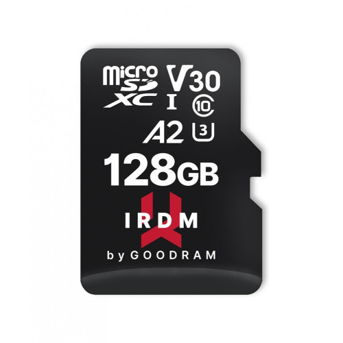 Karta pamięci microSD IRDM 128GB UHS-I U3 A2 + adapter-4487886