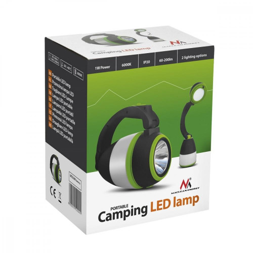 Lampa LED 3w1 latarka kempingowa biurkowa funkcja powerbanku MCE298 -4489825