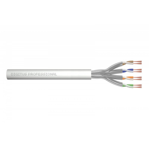 Kabel teleinformatyczny patchcordowy kat.6A, U/FTP, linka, AWG 27/7, LSOH, 305m, szary, karton-4489835