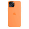 Etui silikonowe z MagSafe do iPhonea 13 mini - miodowe-4494367