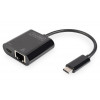 Karta sieciowa przewodowa USB 3.0 Typ C do RJ45 Gigabit Ethernet oraz 1xUSB Typ C z PD 2.0-4508635