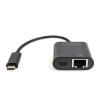 Karta sieciowa przewodowa USB 3.0 Typ C do RJ45 Gigabit Ethernet oraz 1xUSB Typ C z PD 2.0-4508641