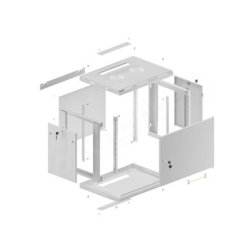 Szafa wisząca 19 9U 600x450 sz WF01-6409-00S-4500538