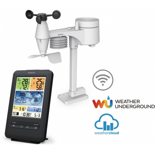 Pofesjonalna stacja pogody z Wifi SWS 9898 WiFI czujnik 5w1-4501712