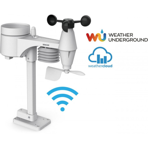 Pofesjonalna stacja pogody z Wifi SWS 9898 WiFI czujnik 5w1-4501719