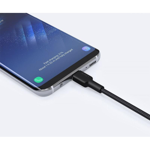 CB-CA2 OEM nylonowy kabel Quick Charge USB C-USB A | FCP | AFC | 2m | 5 Gbps | 3A | 60W PD | 20V-4502611