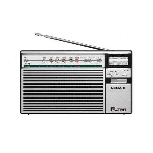 Radio LENA 5 USB Srebrne-4503097