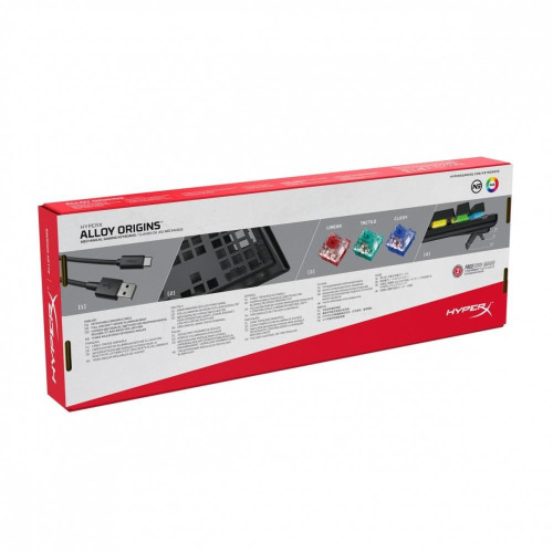 Klawiatura Alloy Origins czerwony przełącznik-4504341