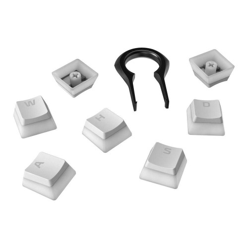 Klawisze do klawiatury Pudding Keycaps białe-4504342