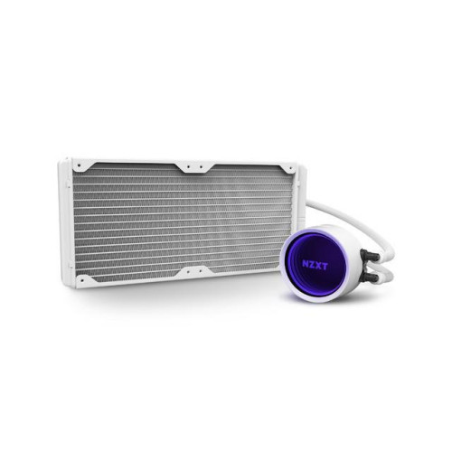 Chłodzenie wodne Kraken X63 white 280mm RGB podświetlane wentylatory i pompa -4504469
