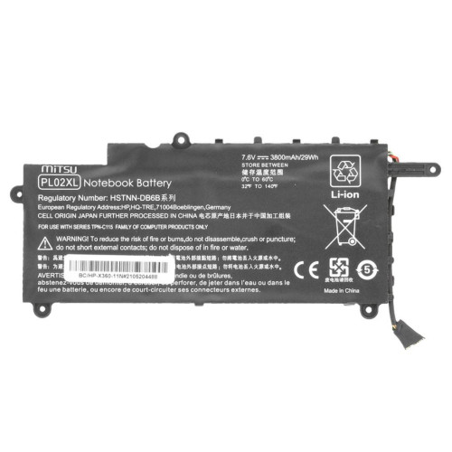 Bateria do HP Pavilion X360 11-N 3800 mAh (29 Wh) 7.4 - 7.6 Volt-4507021