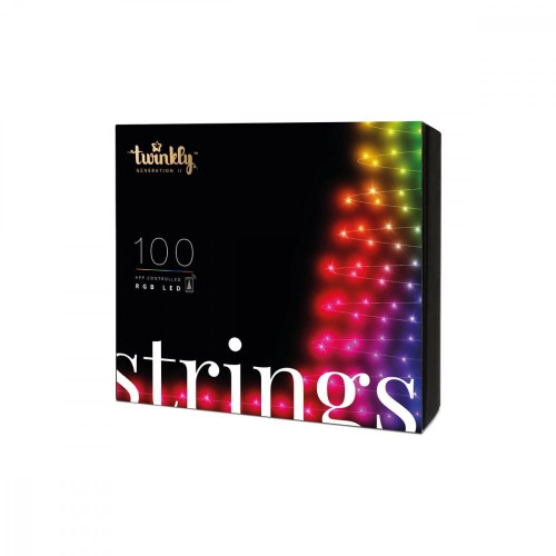Inteligentne lampki choinkowe Strings 100 LED RGB 8 m łańcuch-4507541