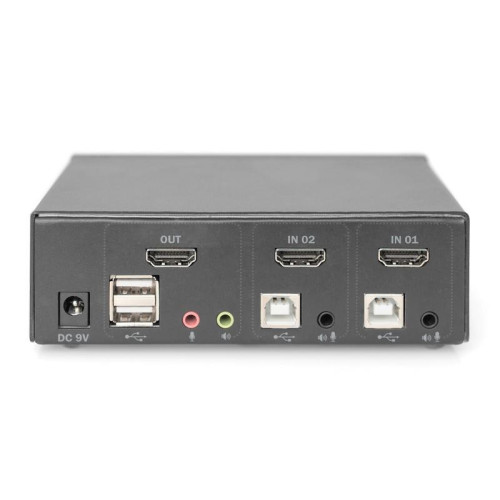 Przełącznik KVM 2 portowy HDMI, 4K 30Hz-4508585