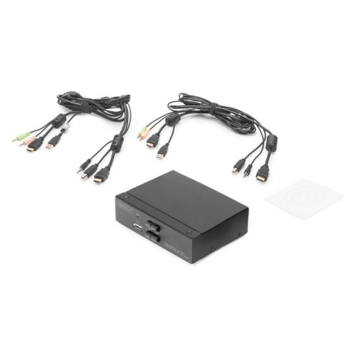 Przełącznik KVM 2 portowy HDMI, 4K 30Hz-4508588