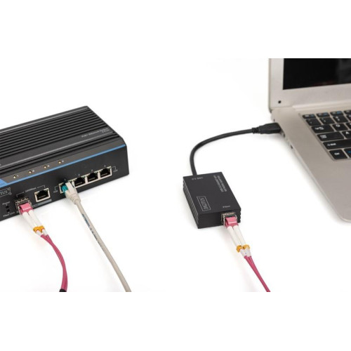 Karta sieciowa przewodowa USB 3.0 A do RJ45 Gigabit SFP Ethernet 1 Gbps Fiber Chipset RTL8153-4508626