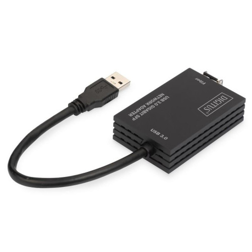 Karta sieciowa przewodowa USB 3.0 A do RJ45 Gigabit SFP Ethernet 1 Gbps Fiber Chipset RTL8153-4508627