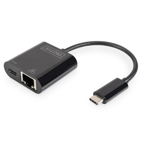 Karta sieciowa przewodowa USB 3.0 Typ C do RJ45 Gigabit Ethernet oraz 1xUSB Typ C z PD 2.0-4508635