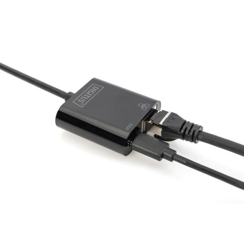 Karta sieciowa przewodowa USB 3.0 Typ C do RJ45 Gigabit Ethernet oraz 1xUSB Typ C z PD 2.0-4508636