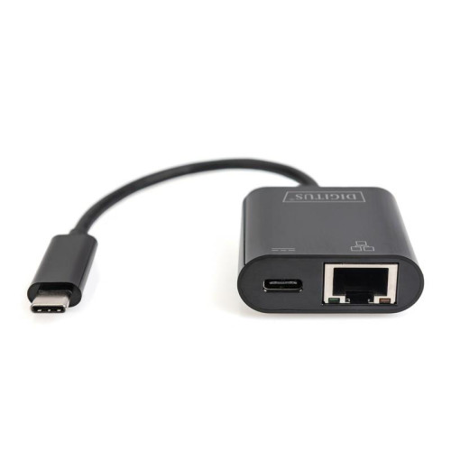 Karta sieciowa przewodowa USB 3.0 Typ C do RJ45 Gigabit Ethernet oraz 1xUSB Typ C z PD 2.0-4508641