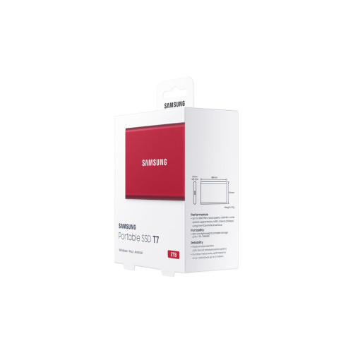 Dysk Samsung SSD T7 Portable 2TB MU-PC2T0R/WW czerwony-4534788