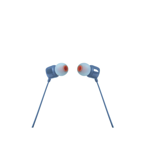 Słuchawki JBL T110 (niebieskie, z mikrofonem)-4591223