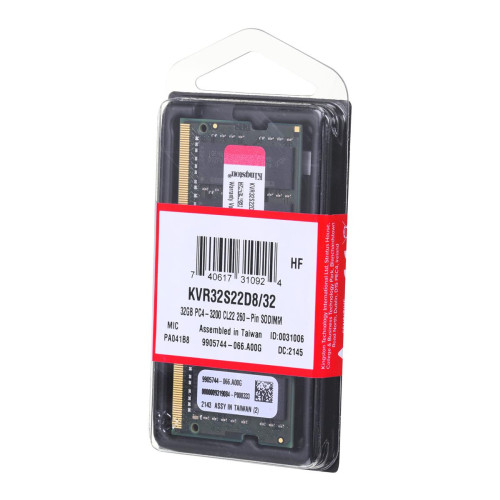 KINGSTON DDR4 SODIMM 32GB 3200MHz CL22 2Rx8-4647189
