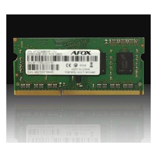 AFOX SO-DIMM DDR4 8G 2666MHZ MICRON CHIP AFSD48FH1P-4681229