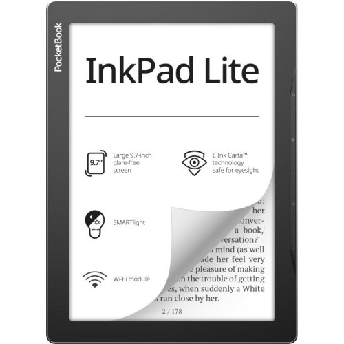 Ebook PocketBook InkPad Lite 970 9,7" 8GB Wi-Fi Mist Grey-4712929