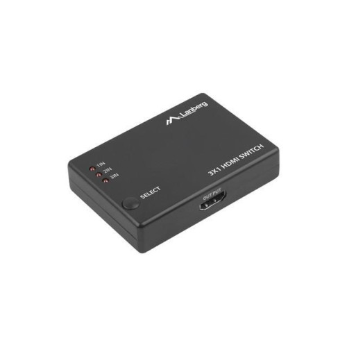LANBERG SWITCH VIDEO 3X HDMI + PORT MICRO USB SWV-HDMI-0003-4737238