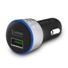 Ładowarka samochodowa do smartfona SAVIO Quick Charge 3.0 SA-06/B (2400 mA, 3000 mA; USB)-581507
