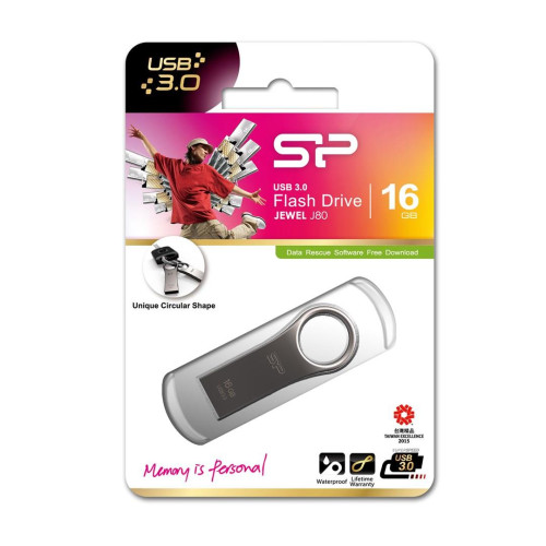 Pendrive Silicon Power Jewel J80 16GB USB 3.2 Cynk Titanium-4811544