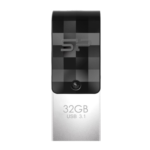 Pendrive Silicon Power Mobile C31 32GB USB 3.2 Typ-A, Typ-C Czarny-4811565