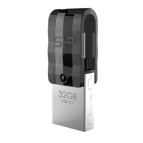 Pendrive Silicon Power Mobile C31 32GB USB 3.2 Typ-A, Typ-C Czarny-4811566