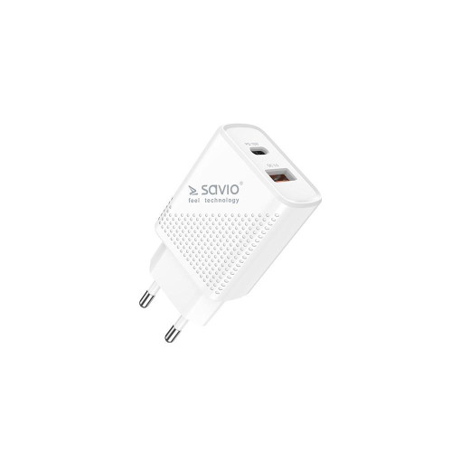 SAVIO ŁADOWARKA SIECIOWA USB QUICK CHARGE POWER DELIVERY 3.0 18W LA-04-4871006