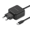 QOLTEC ŁADOWARKA SIECIOWA USB TYP C, 5V, 2.4A, 12W, CZARNA-4882104