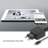 QOLTEC ŁADOWARKA SIECIOWA USB TYP C, 5V, 2.4A, 12W, CZARNA-4882106