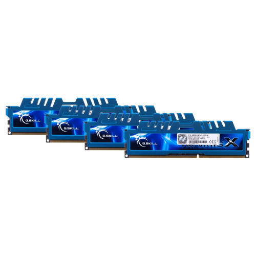 Zestaw pamięci G.SKILL RipjawsX F3-1600C9Q-32GXM (DDR3 DIMM; 4 x 8 GB; 1333 MHz; CL9)-4883771