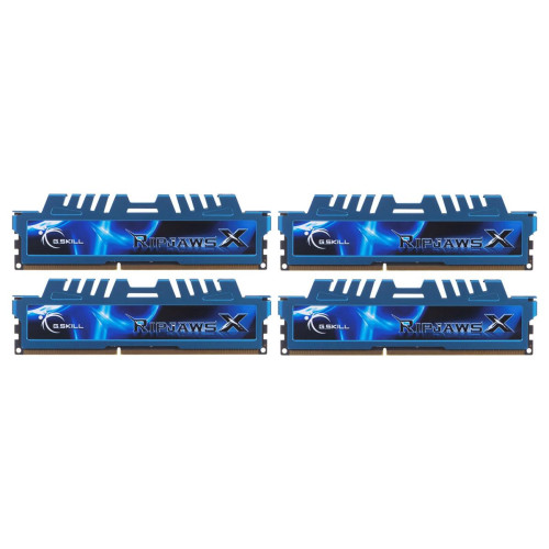 Zestaw pamięci G.SKILL RipjawsX F3-1600C9Q-32GXM (DDR3 DIMM; 4 x 8 GB; 1333 MHz; CL9)-4883773