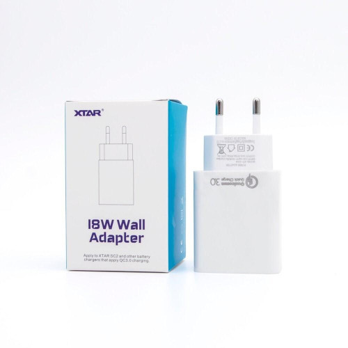 XTAR ZASILACZ USB QC3.0- SZYBKIE ŁADOWANIE 18W DBS15Q-4903641