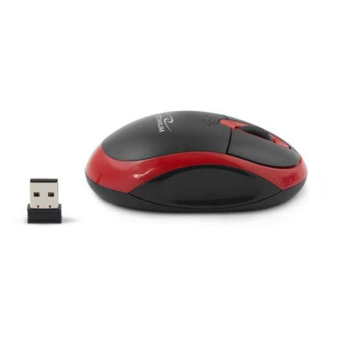 Mysz komputerowa TITANUM VULTURE TM116R (optyczna; 1000 DPI; kolor czarny, kolor czerwony)-4905587