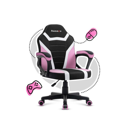Fotel gamingowy dla dziecka HZ-Ranger 1.0 pink mesh-4942068